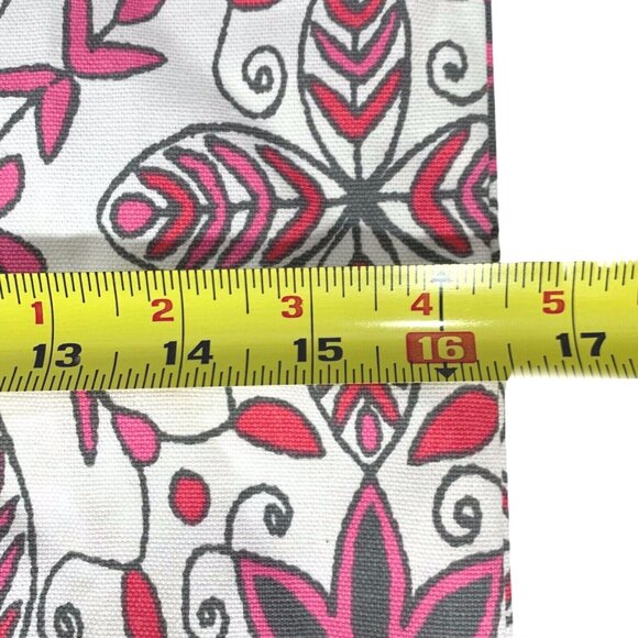 Throw Pillow Covers Boho Square Floral Swirls Doodles Pink Tribal Hippie - Picture 10 of 10